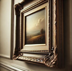 The Picture Rail Hanging System: A Stylish and Practical Solution for Australian Homes 3 A large picture frame hanging on a wall